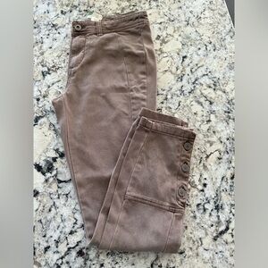 Anthropologie pants with button detail